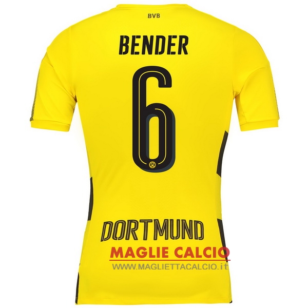 maglietta borussia dortmund 2017-2018 bender 6 prima